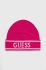 Шапка Guess колір рожевий з тонкого трикотажу (3329828)
