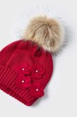 Дитяча шапка, снуд і рукавички Mayoral колір червоний Дитяча шапка, снуд і рукавички Mayoral колір червоний