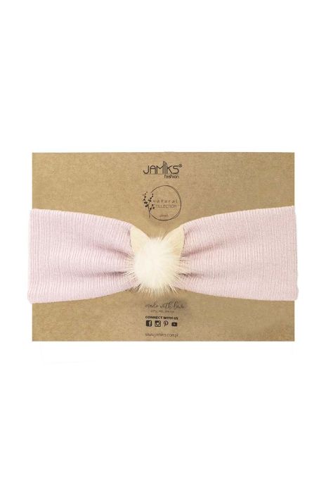 Дитяча пов'язка Jamiks MALVINE колір рожевий Дитяча пов'язка Jamiks MALVINE колір рожевий