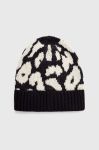 Дитяча шапка United Colors of Benetton колір чорний з тонкого трикотажу (3590926)