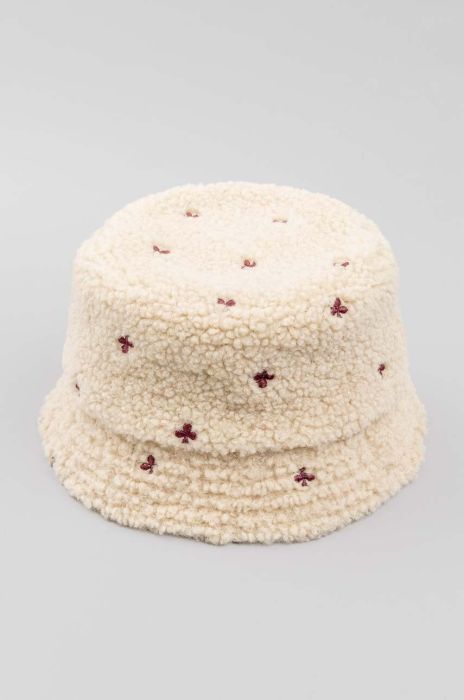 Дитячий капелюх zippy колір бежевий Дитячий капелюх zippy колір бежевий