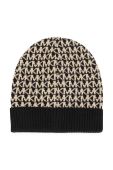 Дитяча шапка з домішкою вовни Michael Kors колір чорний з тонкого трикотажу (3450224)