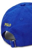 Дитяча бавовняна кепка Polo Ralph Lauren з аплікацією колір блакитний (3470483)