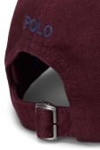 Дитяча бавовняна кепка Polo Ralph Lauren колір бордовий з аплікацією (3470489) Дитяча бавовняна кепка Polo Ralph Lauren колір бордовий з аплікацією (3470489)
