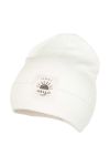 Дитяча шапка Jamiks OLI колір білий з тонкого трикотажу
