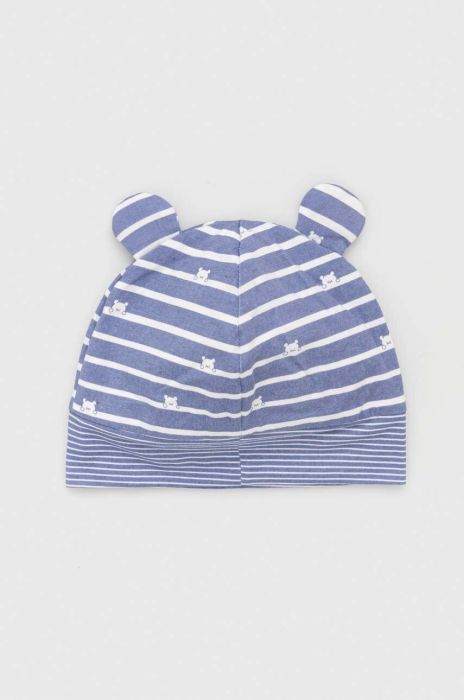 Шапка для немовлят United Colors of Benetton з тонкого трикотажу колір блакитний (3394040)