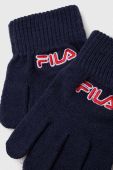 Дитяча шапка і рукавички Fila BEREA Set beanies & Gloves колір синій Дитяча шапка і рукавички Fila BEREA Set beanies & Gloves колір синій