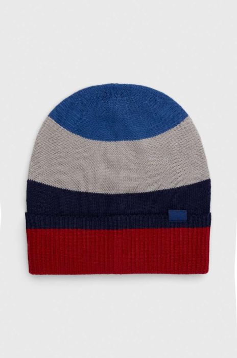 Дитяча шапка United Colors of Benetton колір червоний з тонкого трикотажу (3461965) Дитяча шапка United Colors of Benetton колір червоний з тонкого трикотажу (3461965)