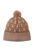 Дитяча вовняна шапка Reima Kuurassa колір коричневий вовна