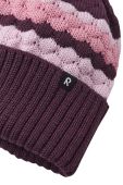 Дитяча вовняна шапка Reima Pampula колір бордовий вовна