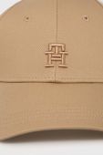 Бавовняна бейсболка Tommy Hilfiger колір бежевий однотонна (3259883) Бавовняна бейсболка Tommy Hilfiger колір бежевий однотонна (3259883)