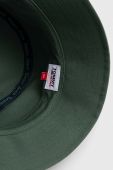 Бавовняний капелюх Tommy Jeans колір зелений з бавовни (3250390)