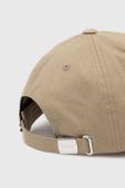 Бавовняна бейсболка BOSS колір бежевий з аплікацією (3351418) Бавовняна бейсболка BOSS колір бежевий з аплікацією (3351418)