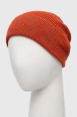 Шапка з домішкою вовни BOSS колір помаранчевий з тонкого трикотажу Шапка з домішкою вовни BOSS колір помаранчевий з тонкого трикотажу