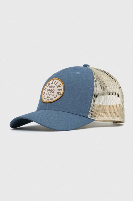 Кепка Quiksilver візерунок колір блакитний