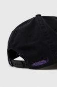 Бавовняна бейсболка Quiksilver колір чорний з аплікацією (3428746)
