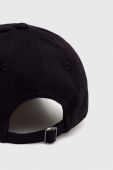 Бавовняна бейсболка Guess Originals колір чорний з аплікацією Бавовняна бейсболка Guess Originals колір чорний з аплікацією