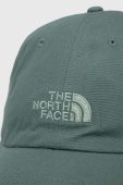 Бавовняна бейсболка The North Face колір зелений з аплікацією (3564014) Бавовняна бейсболка The North Face колір зелений з аплікацією (3564014)