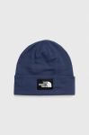 Шапка The North Face колір синій з товстого трикотажу (3597592) Шапка The North Face колір синій з товстого трикотажу (3597592)