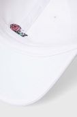 Бавовняна бейсболка Vertere Berlin колір білий з аплікацією