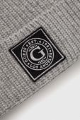 Вовняна шапка Guess колір сірий вовна Вовняна шапка Guess колір сірий вовна