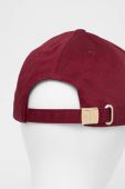 Бавовняна бейсболка Armani Exchange колір бордовий з аплікацією Бавовняна бейсболка Armani Exchange колір бордовий з аплікацією