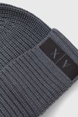 Шапка з домішкою вовни Armani Exchange колір зелений Шапка з домішкою вовни Armani Exchange колір зелений