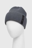 Шапка з домішкою вовни Armani Exchange колір зелений Шапка з домішкою вовни Armani Exchange колір зелений
