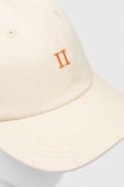 Бавовняна бейсболка Les Deux колір бежевий з аплікацією (3458409)