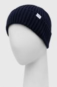 Бавовняна шапка Les Deux колір синій з бавовни