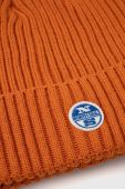 Шапка з домішкою вовни North Sails колір помаранчевий