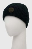 Шапка з домішкою вовни North Sails колір зелений з тонкого трикотажу
