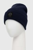 Шапка North Sails колір синій з товстого трикотажу Шапка North Sails колір синій з товстого трикотажу