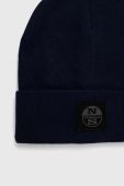 Шапка North Sails колір синій з товстого трикотажу Шапка North Sails колір синій з товстого трикотажу