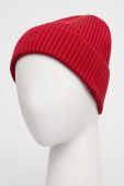 Шапка з домішкою кашеміру Marc O'Polo колір червоний з тонкого трикотажу