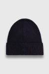 Шапка з домішкою кашеміру Marc O'Polo колір синій з тонкого трикотажу Шапка з домішкою кашеміру Marc O'Polo колір синій з тонкого трикотажу