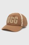 Кепка UGG колір коричневий з аплікацією (3590928) Кепка UGG колір коричневий з аплікацією (3590928)