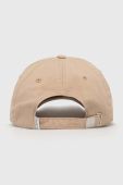 Бавовняна бейсболка Pepe Jeans Gilbert колір бежевий з аплікацією