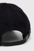 Бавовняна бейсболка AllSaints колір чорний з аплікацією