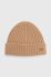 Кашемірова шапка BOSS x FTC колір бежевий з товстого трикотажу вовна Кашемірова шапка BOSS x FTC колір бежевий з товстого трикотажу вовна