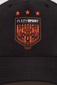 Кепка PLEIN SPORT колір чорний з принтом