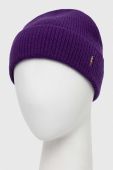 Вовняна шапка Polo Ralph Lauren колір фіолетовий з тонкого трикотажу вовна (3550304) Вовняна шапка Polo Ralph Lauren колір фіолетовий з тонкого трикотажу вовна (3550304)