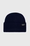Вовняна шапка Polo Ralph Lauren колір синій з тонкого трикотажу вовна (3550305) Вовняна шапка Polo Ralph Lauren колір синій з тонкого трикотажу вовна (3550305)