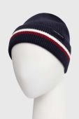 Шапка з домішкою вовни Tommy Hilfiger колір синій (3441863)