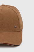 Кепка Tommy Hilfiger колір коричневий меланж Кепка Tommy Hilfiger колір коричневий меланж