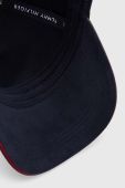 Бавовняна бейсболка Tommy Hilfiger колір синій з аплікацією (3466154)