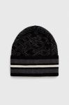 Вовняна шапка Tommy Hilfiger колір чорний вовна (3601854) Вовняна шапка Tommy Hilfiger колір чорний вовна (3601854)
