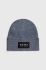 Шапка з домішкою вовни Guess колір блакитний
