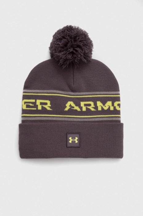 Шапка Under Armour колір сірий з тонкого трикотажу (3638161) Шапка Under Armour колір сірий з тонкого трикотажу (3638161)