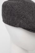 Кашкет з домішкою вовни Barbour колір сірий Кашкет з домішкою вовни Barbour колір сірий